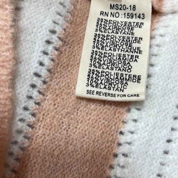 FRNCH Paris Stripe Pointelle Crewneck Sweater - Picture 5 of 8